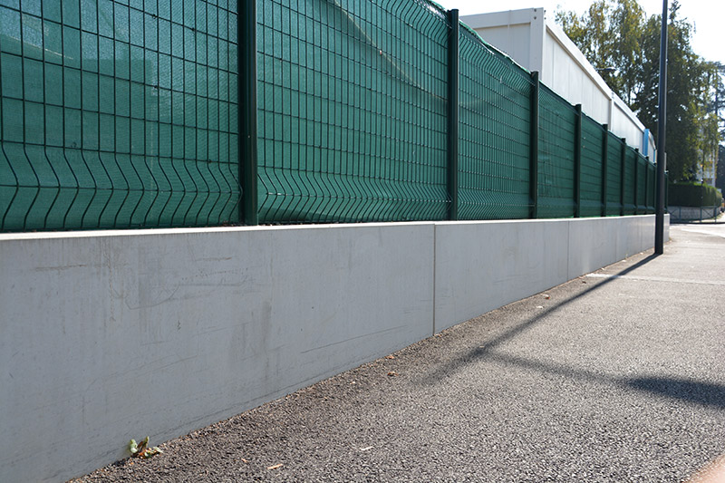 Mur standard de clôture