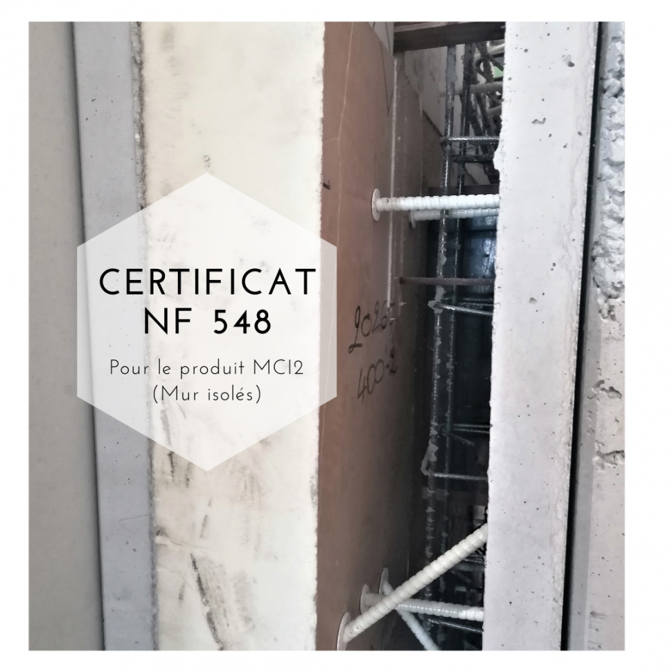 CERTIFICATION NF 548